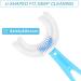 6 Pack Kids U-Shaped Silicone Toothbrushes for Ages 2-8 | Manual Training Toothbrush with Long Handle | Whole Mouth Clean | Blue Pink - Buy Online on GoSupps.com