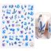 Women DIY Decals Stylish Leaves Nail Sticker Manicure Tool Slider Nail Art Decoration(style16) - Buy Online on GoSupps.com