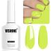 Vishine Neon Color Gel Nail Polish 16ml Electrifying Neon Lemon-Lime Green Cream Gel Nail Soak Off UV LED Nail Lamp Gel Polish Nail Art Manicure Salon DIY Home 0.54Oz #M097 M097-16ml - Buy Online on GoSupps.com