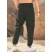 Elegancity Mens Cargo Trousers Regular Fit Drawstring Sweatpants with Pockets - A-green-2 | Sizes 38-46 - Buy Online on GoSupps.com