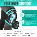 Modvel ELITE Knee Brace with Side Stabilizers & Patella Gel Pads - Maximum Support & Fast Recovery for Men & Women | L-XL | Black - Ideal for Running Workouts Arthritis & Joint Recovery - Buy Online on GoSupps.com