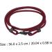 GALPADA Dolphin Whale Bracelet Gift Girls Bracelets Girls Gift Ocean Bracelets Anklet Bracelets for Women Bracelet for Charms Girl Gifts Dolphin Bracelet Miss Jewelry Rope 56x2.5cm Claret - Buy Online on GoSupps.com