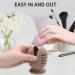 ELESDA Silicone Makeup Sponge Holder - Travel Friendly Beauty Blender Stand in Khaki - Buy Online on GoSupps.com