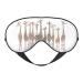 Cute Cartoon Funny Giraffes print Unisex Sleeping Eye Mask Soft Blocking Eye Mask Adjustable Strap Sleeping Face mask