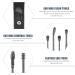 Stainless Steel Ear Cleaning Tools - 2 Sets of Portable Black Spiral Scrapers for Ear Wax Removal and Storage - Reusable and Easy to Use for Men, Kids, and Home Cleaning - Healeved - Buy Online on GoSupps.com