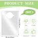200 Pack Disposable Adult Bibs - Large Plastic White Bibs for Elderly - Waterproof & Oilproof - Ideal for Seafood Boils, BBQ Parties - 31.5 x 15.7 Inch - Buy Online on GoSupps.com