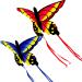HENGDA KITE for Kids and Adults Amazing Colorful Butterfly Kite for Outdoor Games and Activities Single Line Kite with Flying Tools A Red & Blue