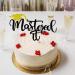 Master It Cake Topper Black Glitter Congrats Grad Cake Pick for 2024 Graduation Party Decoration - Buy Online on GoSupps.com