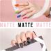 GAOY Matte Gel Top Coat for Gel Nail Polish 16ml No Wipe Matte Finish for Long Lasting UV Gel Nail Art DIY - Buy Online on GoSupps.com