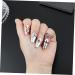 FOMIYES 5 Sets Nail Ring Finger Jewelry Rings for Women Ring for Women Finger Tip Women Ring Ladies Rings Women's Band Rings Red Jewelry Ring Decor Zinc Alloy Girl Miss White - Buy Online on GoSupps.com