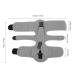 Pongnas Foot Drop Orthosis | Comfortable Ankle Support with Hook and Loop Closure | Triple Pressure Band for Drop Foot Injuries - Gray - Buy Online on GoSupps.com