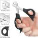 Pill Splitter Scissors Set - Stainless Steel Blade, Ergonomic Handle for Small/Large Pills - Accurate Dosage for Elderly, Kids, Pets - 2 Pieces, Black/Sky Blue - Buy Online on GoSupps.com