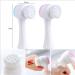 Syxls 2-Piece Manual Facial Cleaning Brush Set | 2-in-1 Double-Sided Peeling Brush for All Skin Types - Buy Online on GoSupps.com