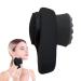 Face Exfoliator Brush | Comfortable Face Wash Brush - 2 in 1 Facial Exfoliator with Lid Dirt Grease Blackheads