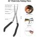 Mossy Oak 4pc Fishing Tool Kit - Pistol Grip Pliers, Fillet Knife, Gripper, Line Snip, Retractor w/ Lanyard - Buy Online on GoSupps.com