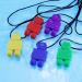 Colonet Sensory Silicone Teething Ring for ADHD & Autism - 5 Pack Biting Relief for Kids (Robot Design) - Buy Online on GoSupps.com