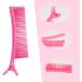 Giantree Hairdresser Non-Slip Hair Clips Comb Grip Clips for Hair Section Styling Hair Parting Combs Clips for Professional Salon Home Styling Section Haircuts Colouring Hair (Pink) - Buy Online on GoSupps.com