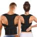 Back brace Posture Corrector Brace Shoulder Back Support Belt Braces & Supports Belt Shoulder Posture Unisex lofty ambition Black M
