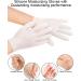 Buy 2 Pairs Silicone Moisturizing Glove Socks Set | Anti-Slip Gel Socks for Softening Dry Cracked Skin | Women’s Spa Pedicure Foot Care (White - Buy Online on GoSupps.com