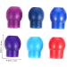 ULTECHNOVO 20 Pairs Silicone Earplugs & Eartips Replacement - Assorted Colors Large Size PVC - International Shipping Available - Buy Online on GoSupps.com