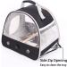 Portable Small Bird Carrier with Standing Perch and Stainless Steel Tray - Collapsible Parrot Parakeet Carrier | Side Access Window - Black - Buy Online on GoSupps.com