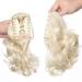 SEGO Ponytail Extension | Voluminous Wavy Hair Piece | Realistic Bleached Blonde Braid - 30cm (110g) - Buy Online on GoSupps.com