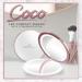 Impressions Coco LED Compact Mirror with Dimmer Button - Travel Makeup Mirror with 7X Magnifying Glass - Buy Online on GoSupps.com