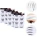 Balacoo 5pcs Eyebrow Stickers Black Stickers Fake Eyebrows Imitation Eyebrow Sticker 4d Shaping Plate 21x15cm Brown - Buy Online on GoSupps.com