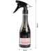 YOUNGFLY Mist Spray Bottle 280ml Refillable Black Plastic Hair Sprayer - Fine Mist for Barber Salon & Hairstylist - Champagne Design - Buy Online on GoSupps.com