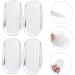 Buy Mobestech Silicone Heel Pads - 4 Pairs Anti-Wear Heel Cushions & Inserts for Men & Women - Non-Slip Gel Heel Grips & Insoles for Ultimate Comfort - Buy Online on GoSupps.com