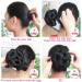 Hair Bun Brazilian Real Hair Braided Bun Hair Piece Braided Bun Donut Claw Clip Style Wig Extensions Real Hair Ladies Hair Bun Hair Extension Hair Piece (Color : D) - Buy Online on GoSupps.com