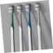 Partykindom 8-Piece Travel Toothbrush Set - White Manual Toothbrushes for Men | Comfortable & Easy to Use | Reduce Tooth Spots - Buy Online on GoSupps.com