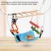 Hamster Swing Small Animal Suspension Bridge Squirrel Hanging Bed Hammock Stair Ladder Toy for Gerbil Rat Mouse Bird Parrots - Buy Online on GoSupps.com