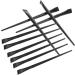 Baluue 24 Pcs Eyeliner Brush Winged Makeup Brush Eyeshadow Brush Black Flat Concealer Brush - Buy Online on GoSupps.com