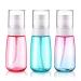 Cosywell Travel Spray Bottle TSA Approved 2oz 60ml 3 Pack Leak Proof Fine Mist Spray Bottles Empty Plastic Refillable Spray Bottle for Perfume Essential Oils Toners Rose Water Cosmetics (3color) 2oz 01-3Color