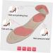 FRCOLOR High Heel Insoles for Plantar Fasciitis | Back Heel Pads & Inserts | Foot Care Products - Pink Medium - Buy Online on GoSupps.com
