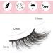 Wansiven Half False Eyelashes Natural 3D Eye Half Eyelashes Multi-layers Wispy Fluffy Curly False Lashes 10 Pairs J33 - Buy Online on GoSupps.com