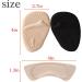 Metatarsal Pads for Women | Forefoot Cushion Inserts & High Heel Ball of Foot Cushions | Reduce Foot Pain & Slip with YJZD-Black - Buy Online on GoSupps.com