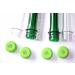 10 x Petling 13 cm large clear with FTF lid and Geocaching logo without logbook