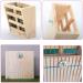 ANCLLO Rabbit Hay Feeder Rack Wooden Wall-mountable Hay Manger for Small Pets Bunny Chinchilla Guinea Pigs - Buy Online on GoSupps.com