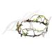 Cabilock Bridal Green Leaf Crown Fairy Flower Leaf Headband Woodland Elf Headpiece Bohemian Headpiece Photo Prop for Women Girls Wedding Cosplay Accessories
