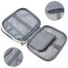 Katech Portable Empty Crochet Hook Case with Web Pocket - Travel Storage Bag Organizer for Crochets and Knitting Accessories (Line Pattern) - Buy Online on GoSupps.com