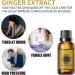 10 Pack Ginger Oil for Lymphatic Drainage - Natural Massage Oil & Aroma Essential Oil - Buy Online on GoSupps.com