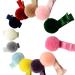 Lurrose 12pcs Pom Pom Ball Hair Clips | Cute Alligator Hairpins | Fur Ball Christmas Hair Clips - Perfect for Kids & Teens - Buy Online on GoSupps.com