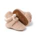 Sonsage Infant Baby Girls Boys Snow Boots Soft Anti-Skid Sole Ankle Premium Booties Newborn Toddler Prewalker Winter Warm Crib Shoes 6-12 Months B01 Khaki