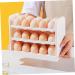 Uonlytech Egg Storage Box Plastic Egg Holder Plastic Eggs Reusable Egg Cartons Egg Tray Multi-layer Crisper - Buy Online on GoSupps.com