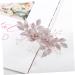 Beaupretty Comb bride wedding tiara wedding Crystal hair comb bridal flower hair combs rhinestone pearl hair comb rhinestone pearl side comb flower girl bridesmaid Zinc alloy rose Gold - Buy Online on GoSupps.com