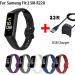 6 Pack Bands & Charger for Samsung Galaxy Fit 2 - Soft Silicone Replacement Straps for Men and Women | Compatible with Samsung Galaxy Fit2 - Buy Online on GoSupps.com