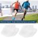 GQTJP Silicone Heel Cups - Plantar Fasciitis & Heel Pain Relief (White, 2 Pairs) - Buy Online on GoSupps.com