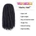 ToyoTress Marley Twist Braiding Hair 18 Inch - 6 Packs Black Synthetic Extensions for Faux Locs & Crochet Braids (1B-6P) - Buy Online on GoSupps.com
